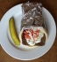 Gyro, Tomatoes & Onion with homemade Tiziki (cucumber sauce)